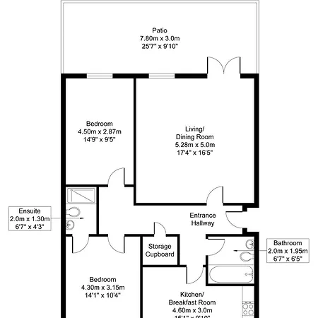 Exceptionally Spacious Apartment Canterbury