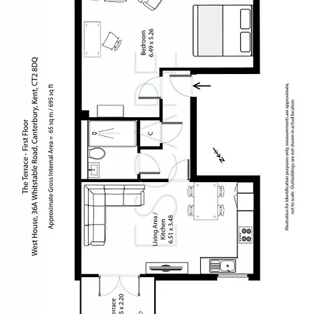 West House, 36a Whitstable Road Apartment *