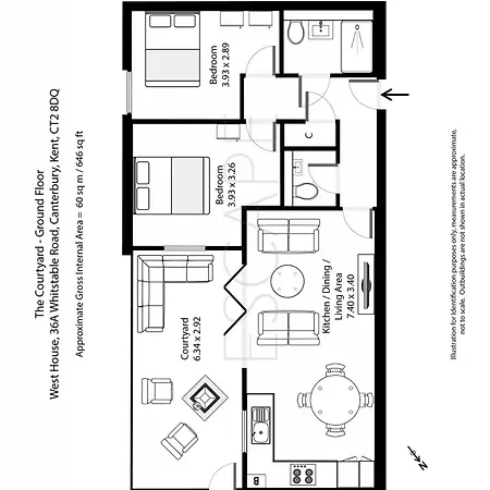 Apartment West House, 36a Whitstable Road Canterbury